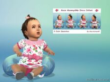 Rosie Mommy&Me Dress Infant for Sims 4