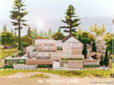 76 – Midway Lane [NO CC] for Sims 4
