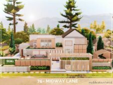 Sims 4 House Mod: 76 – Midway Lane NO CC (Image #2)