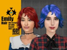 Emily Hair for Sims 4