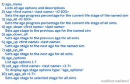 Sims 4 Mod: Life Stage Control (Image #3)