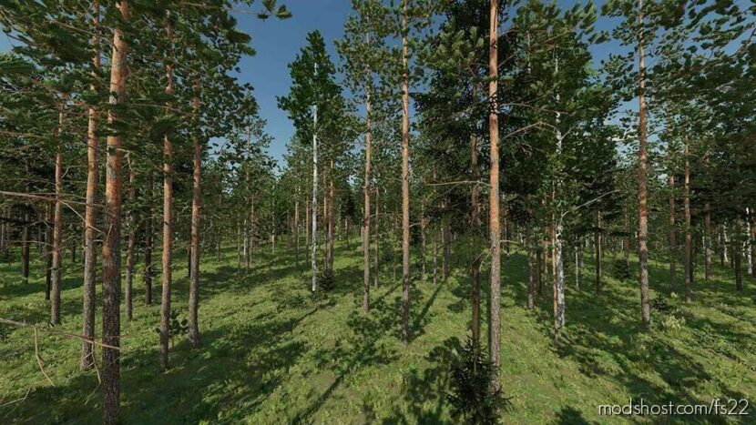Karhuvaara Tree Pack (Prefab) for Farming Simulator 22