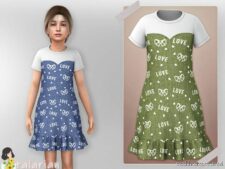 Isabel Dress for Sims 4