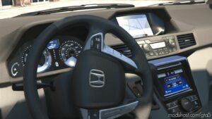GTA 5 Honda Vehicle Mod: 2014 Honda Odyssey Touring Elite Add-On / Replace V3.2 (Image #4)