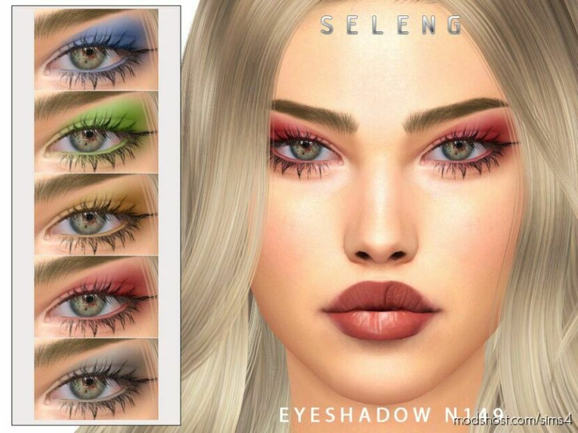 Sims 4 Eyeshadow Makeup Mod: N149 (Featured)