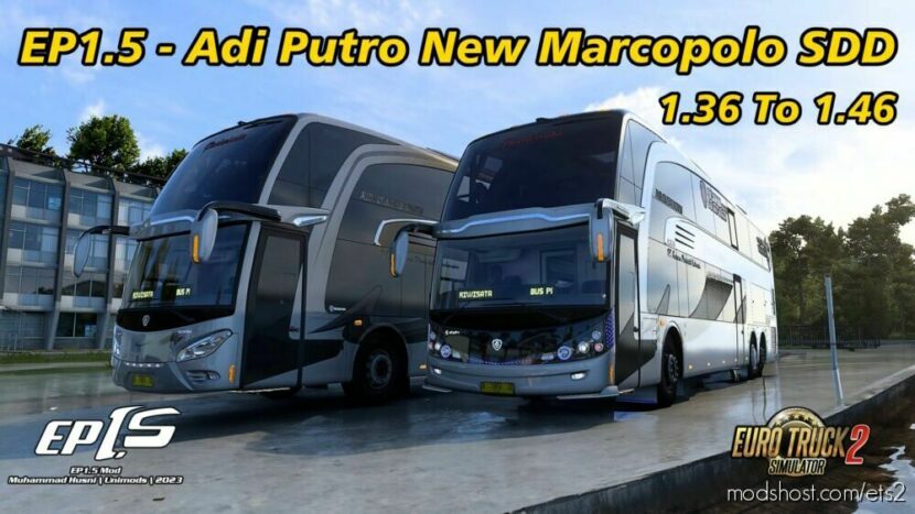EP1.5 ADI Putro NEW Marcopolo SDD By Muhammad Husni for Euro Truck Simulator 2