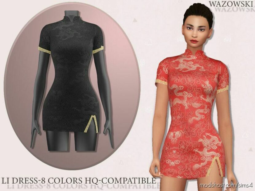 LI Dress for Sims 4