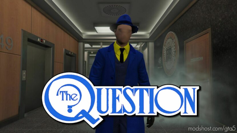 GTA 5 Player Mod: DC’S The Question Add-On PED (Featured)
