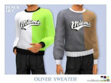 Oliver Sweater for Sims 4