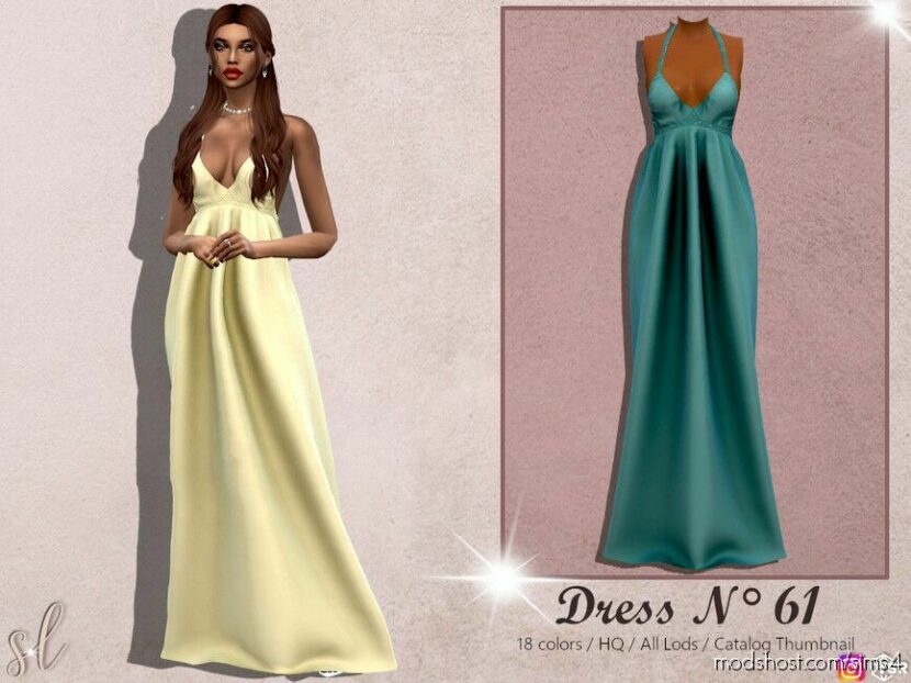 Sl Dress 61 for Sims 4