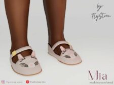 MIA – Toddler Sandals With Cats for Sims 4