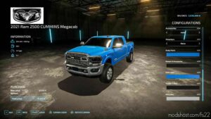 FS22 Dodge Car Mod: RAM 2500 Megacab (Image #3)