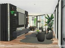 Sims 4 House Mod: Solomiia No CC (Image #4)