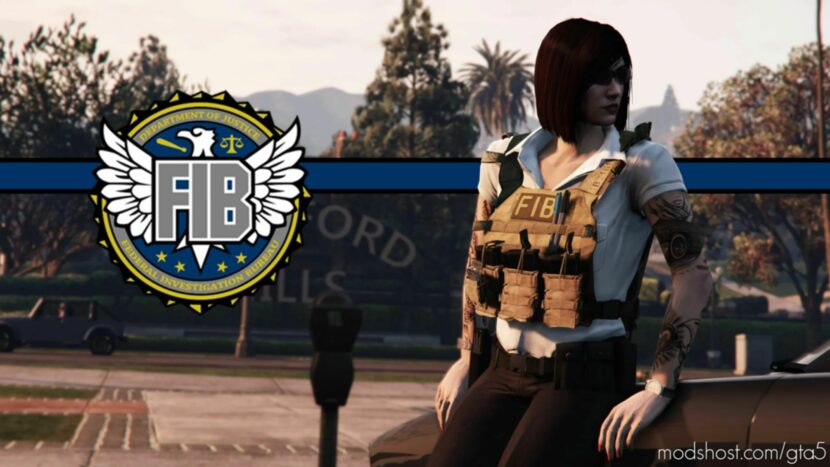 FIB Vest For MP Freemode (Female) for Grand Theft Auto V