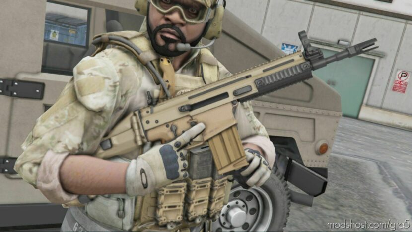 GTA 5 Weapon Mod: Mwr-Scar-H Animated (Featured)