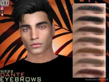 Dante Eyebrows N222 for Sims 4