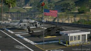 Fort Zancudo Better Heliport [Fivem / SP] for Grand Theft Auto V