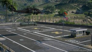 GTA 5 Map Mod: Fort Zancudo Better Heliport Fivem / SP (Image #2)