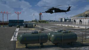 GTA 5 Map Mod: Fort Zancudo Better Heliport Fivem / SP (Image #3)