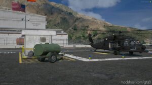 GTA 5 Map Mod: Fort Zancudo Better Heliport Fivem / SP (Image #4)