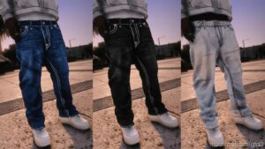 GTA 5 Player Mod: True Religion Sagged Jeans MP Male V1.1 (Image #2)