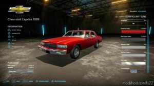 FS22 Chevrolet Car Mod: 1989 Chevrolet Caprice (Image #2)