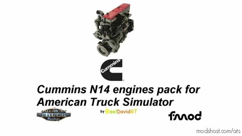 Cummins N14 Engines Pack V1.6 [1.47] for American Truck Simulator