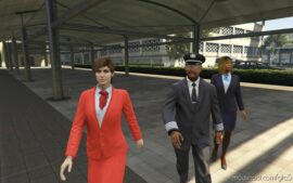 GTA 5 Player Mod: Airhostess PED Fixes And Enhancements V1.0A (Image #2)