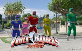Power Rangers Turbo (Add-On Peds) V1.1 for Grand Theft Auto V