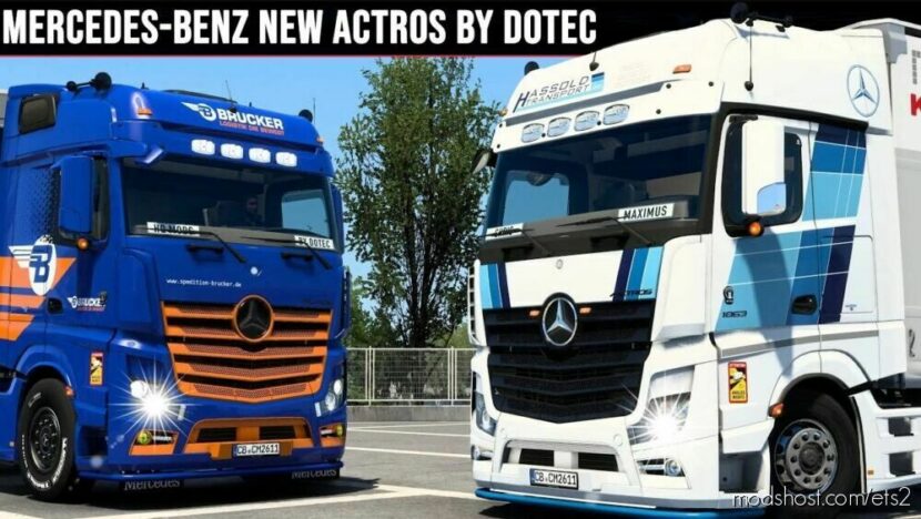 Mercedes Benz NEW Actros Update 6 V0.32OB for Euro Truck Simulator 2