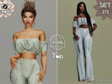 SET 313 – TOP & Pants for Sims 4