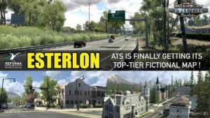 Reforma Esterlon Map V1.5.5.2 By Emblem [1.47] for American Truck Simulator