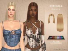 Kendall Hairstyle – Patreon for Sims 4