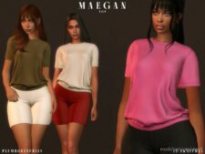 Maegan SET (TOP & Shorts) for Sims 4