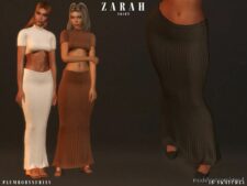 Sims 4 Adult Clothes Mod: Zarah SET (Featured)
