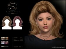 High Ponytail Hair (Cindy) 060623 for Sims 4