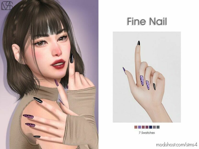 Fine Nail for Sims 4