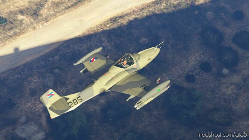 A-37B “Dragonfly” Fuerza Aerea Uruguaya [Add-On] for Grand Theft Auto V