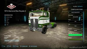 FS22 Truck Mod: Diamond REO Royale 2 1974 V1.1 (Image #3)