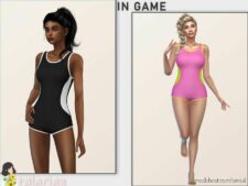 Sims 4 Elder Clothes Mod: Arianna Swimsuit (Image #2)