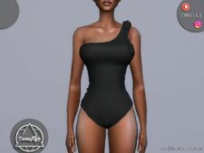 Sims 4 Teen Clothes Mod: Summer In Mykonos – Swimsuit V (Image #2)