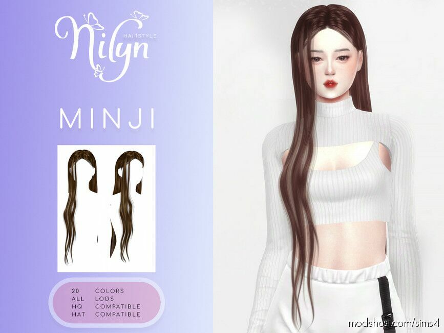 Minji Hair – NEW Mesh Sims 4 Mod - ModsHost