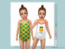 Toddler Swimsuit P22 for Sims 4
