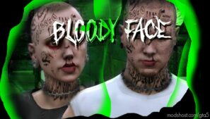 GTA 5 Player Mod: Bloody Face For MP Male And Female (Featured)