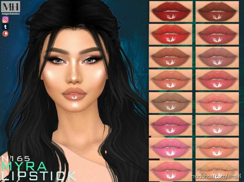 Myra Lipstick N165 for Sims 4