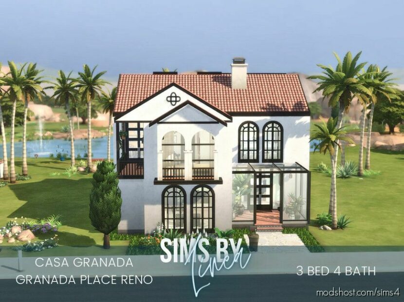 Casa Granada: Place Renovation [No CC] for Sims 4