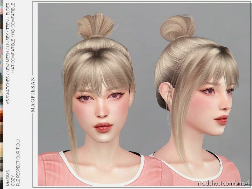 Cozy Hair for Sims 4