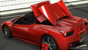 GTA 5 Ferrari Vehicle Mod: 2010 Ferrari 458 Spider Add-On | Animated Roof (Image #3)