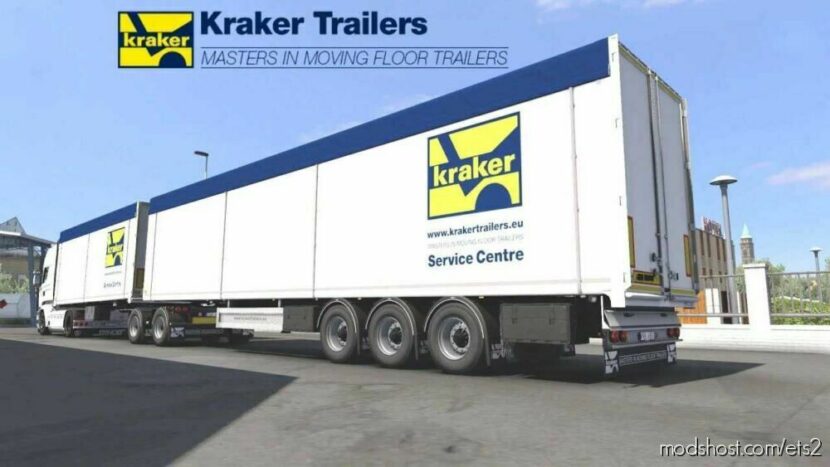 Kraker Walkingfloor Trailer V2.2.1 for Euro Truck Simulator 2