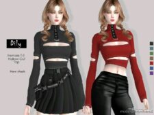 Dily – Female TOP for Sims 4